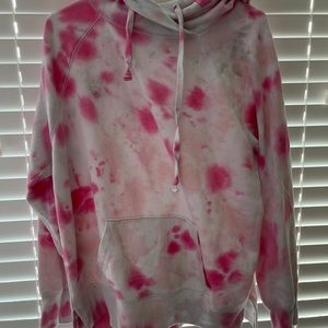 Tie die oversized hoodie